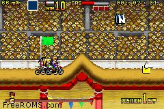 Motocross Maniacs Advance Screen Shot 2