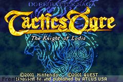Tactics Ogre - The Knight Of Lodis Screen Shot 1