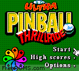 3-D Ultra Pinball - Thrillride Screen Shot 1