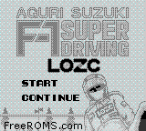 Aguri Suzuki F-1 Super Driving (Japan) Screen Shot 1