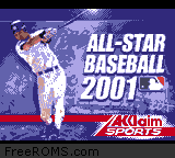 All-Star Baseball 2001 Screen Shot 1