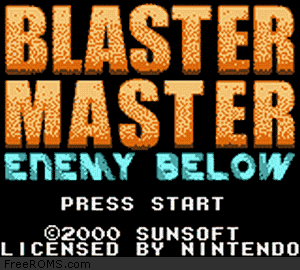 Blaster Master - Enemy Below Screen Shot 1