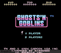 Ghosts N Goblins Screen Shot 1