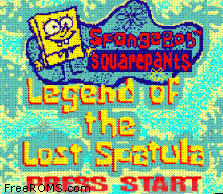 Spongebob Squarepants - Legend Of The Lost Spatula - Additional screenshot #1 for Gameboy Color