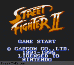 Street Fighter Ii Screen Shot 1