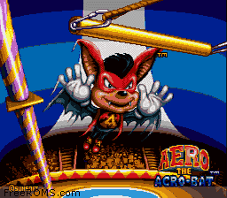 Aero the Acro-Bat Screen Shot 1