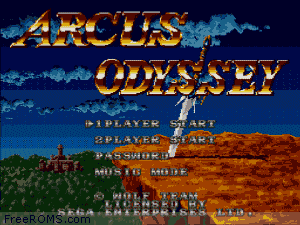 Arcus Odyssey Screen Shot 1