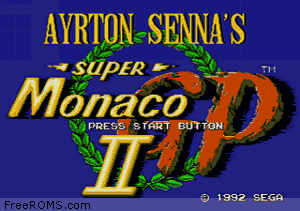 Ayrton Senna's Super Monaco GP II Screen Shot 1