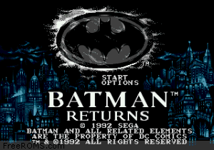 Batman Returns - Additional screenshot #1 for Genesis