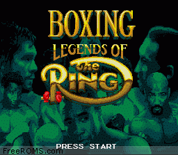 Boxing Legends of the Ring Screen Shot 1