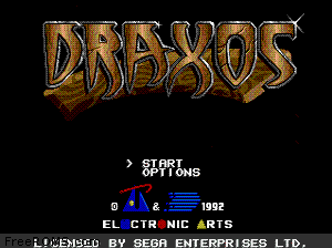 Draxos (Japan) Screen Shot 1