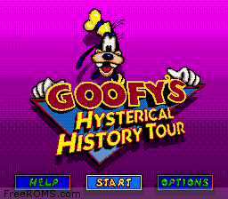 Goofy's Hysterical History Tour Screen Shot 1