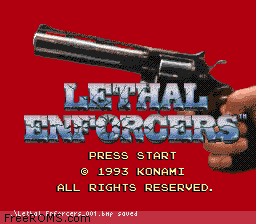 Lethal Enforcers Screen Shot 1