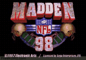 Madden NFL 98 Screen Shot 1