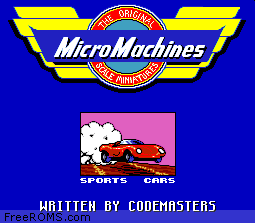 Micro Machines Screen Shot 1