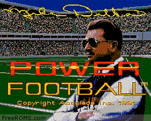 Mike Ditka Power Football Screen Shot 1