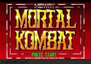 Mortal Kombat Screen Shot 1