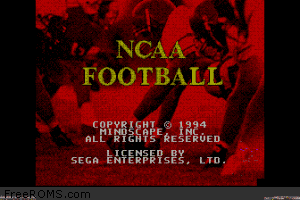 NCAA College Football Screen Shot 1