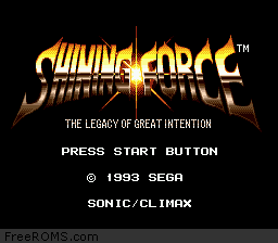 Shining Force Screen Shot 1