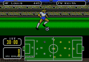 Tecmo Cup Football Game Screen Shot 2