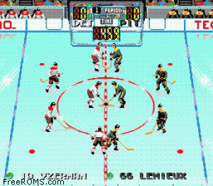 Tecmo Super Hockey Screen Shot 2