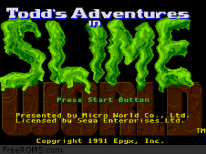 Todd's Adventures in Slime World Screen Shot 1