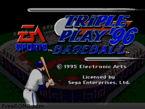 Triple Play '96 Screen Shot 1