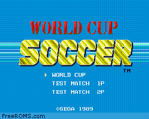 World Cup Soccer Screen Shot 1