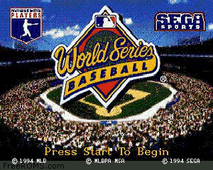 World Series Baseball Screen Shot 1