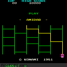 Amidar Screen Shot 1