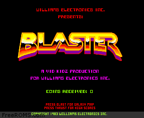 Blaster - Additional screenshot #1 for MAME