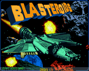 Blasteroids (rev 4) - Additional screenshot #1 for MAME