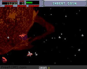 Blasteroids (rev 4) - Additional screenshot #2 for MAME