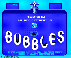 Bubbles - Additional screenshot #1 for MAME