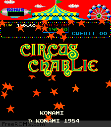 Circus Charlie (Selectable level set 1) Screen Shot 1