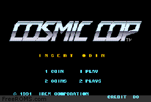 Cosmic Cop (World) Screen Shot 1