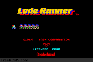 Lode Runner (set 1) Screen Shot 1