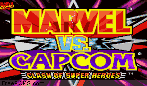 Marvel Vs. Capcom: Clash of Super Heroes (US 980123) Screen Shot 1