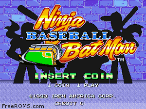 Ninja Baseball Batman (US) Screen Shot 1