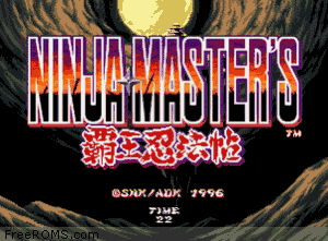 Ninja Master's - haoh-ninpo-cho Screen Shot 1