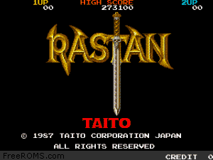 Rastan (US set 1) Screen Shot 1