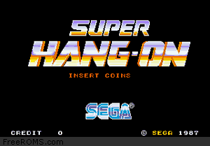 Super Hang-On (set 4, 68000) Screen Shot 1
