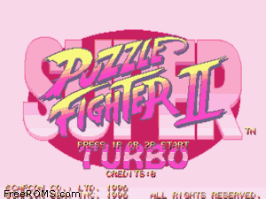 Super Puzzle Fighter II Turbo (US 960620) Screen Shot 1