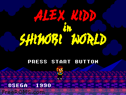 Alex Kidd in Shinobi World Screen Shot 1