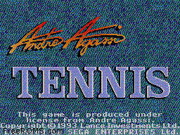 Andre Agassi Tennis Screen Shot 1