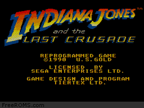 Indiana Jones and the Last Crusade Screen Shot 1