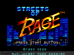 Streets of Rage Screen Shot 1