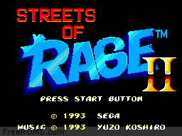 Streets of Rage II Screen Shot 1