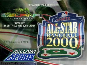 All-Star Baseball 2000 Screen Shot 1