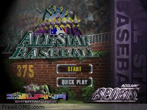 All-Star Baseball 99 Screen Shot 1